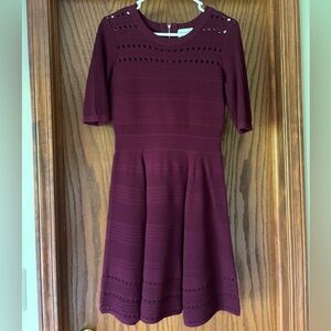 Milly Ribbed Knit Fit & Flare Dress - Size M
✨ Like New Condition ✨